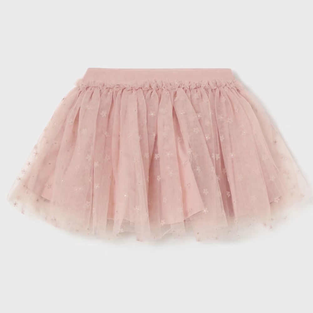 Mayoral Pink Tulle Skirt